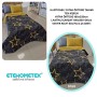 ETEHOMETEX Pamuklu Kapitoneli Yatak Örtüsü TAKIMI TEK KİŞİLİK STAR 8696474232120